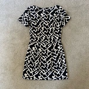 French Connection Fit & Flare Pleated Dress